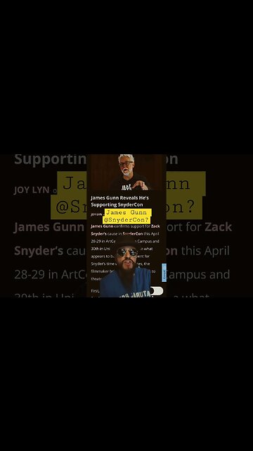 James Gunn Replies To SnyderCon Appearance Question