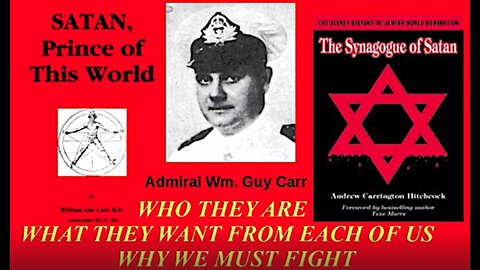 (1958 Speech) Canadian Naval Intelligence Admiral William Guy Carr's "Pawns in the Game" EXPOSING the international Satanic conspiracy to enslave the whole world!