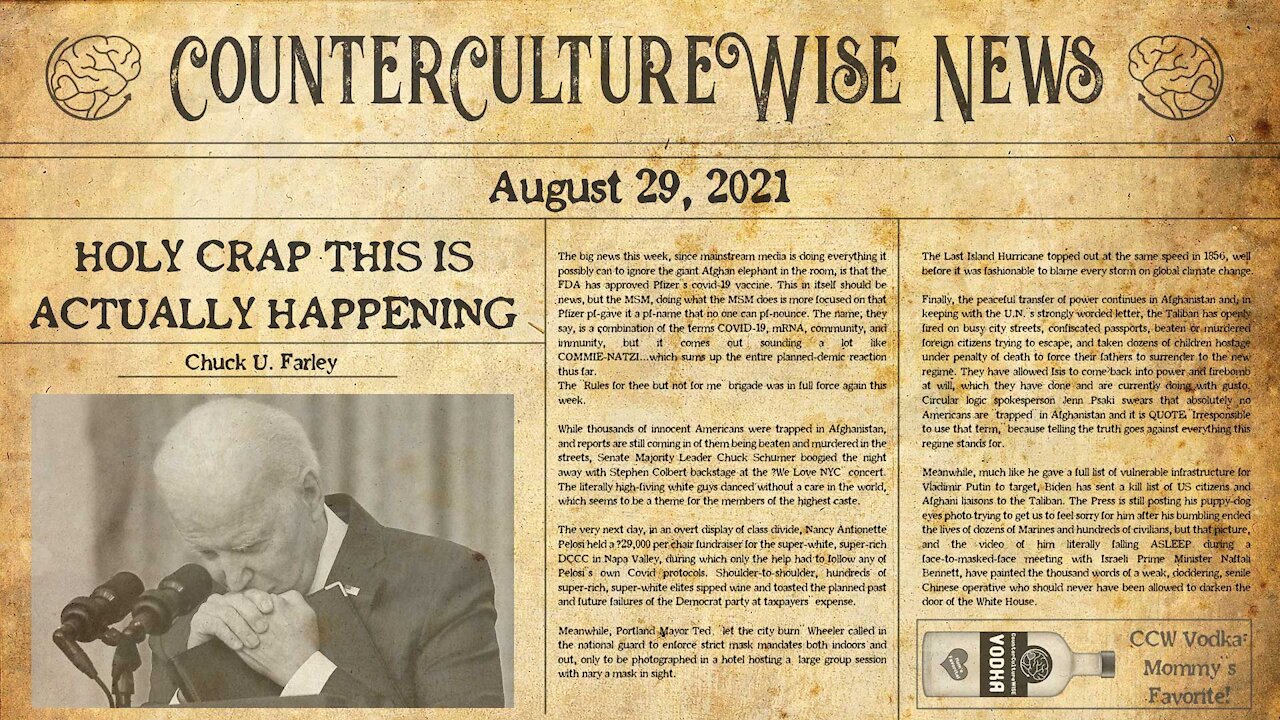 Holy Crap, This is Actually Happening - CCW News August 28, 2021