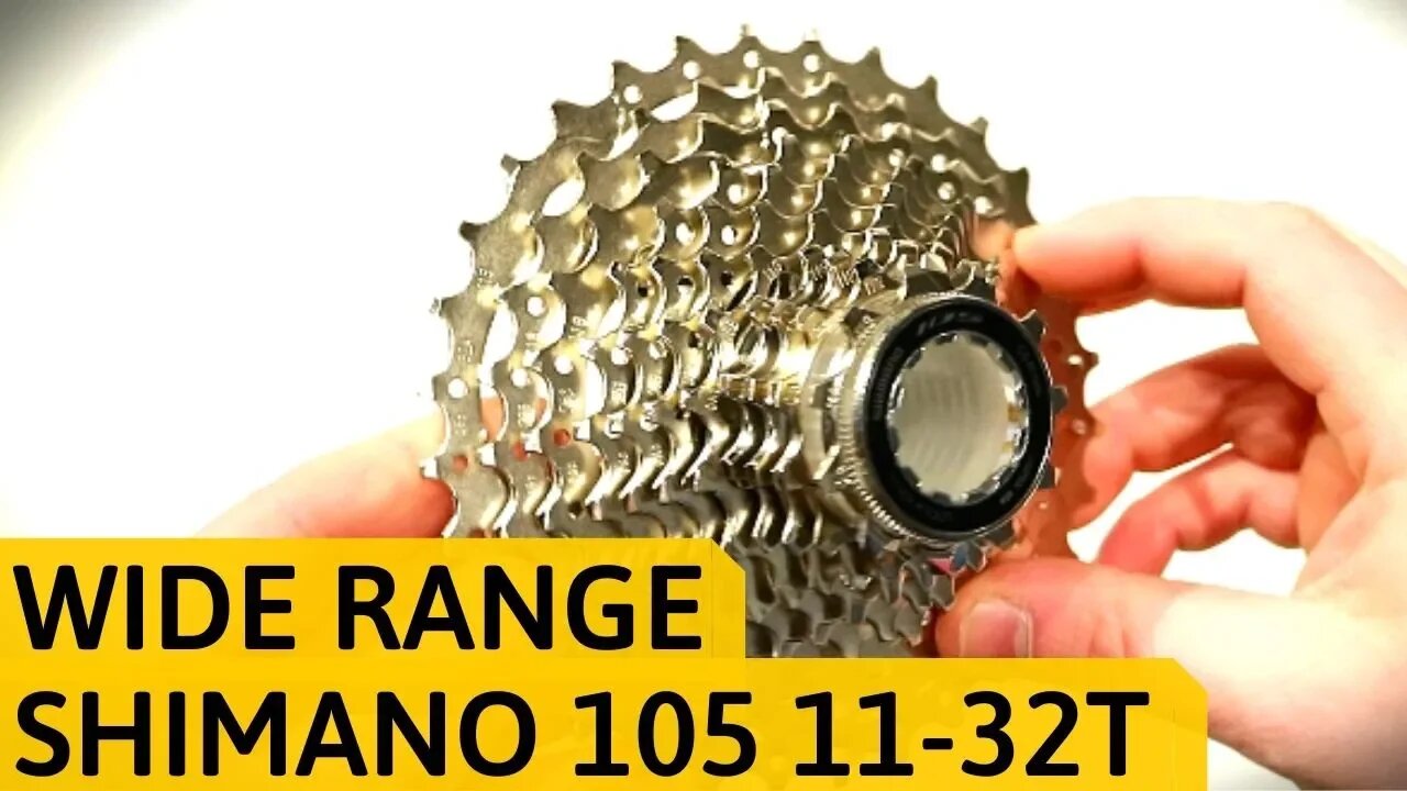 Wide Range 105 Cassette : Shimano CS-R7000 11-32t 105 11-speed Cassette