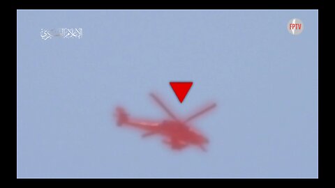 (EN Translated) al-Qassam Brigades (Ha-mas) SAM-7 on helicopter, July 22, 2024.