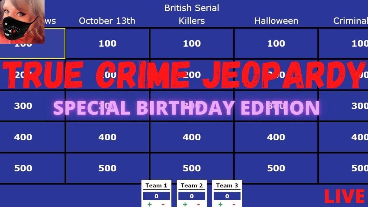 True Crime Jeopardy