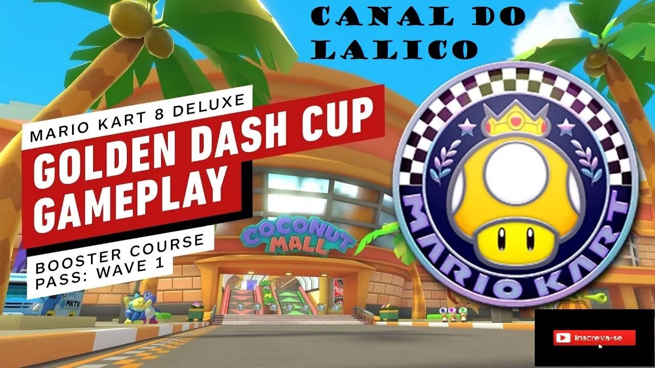 Mario Kart 8 Deluxe - Golden Dash Cup - 150cc