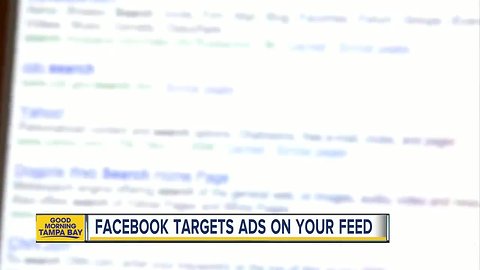 Facebook admits they target ads on your feed