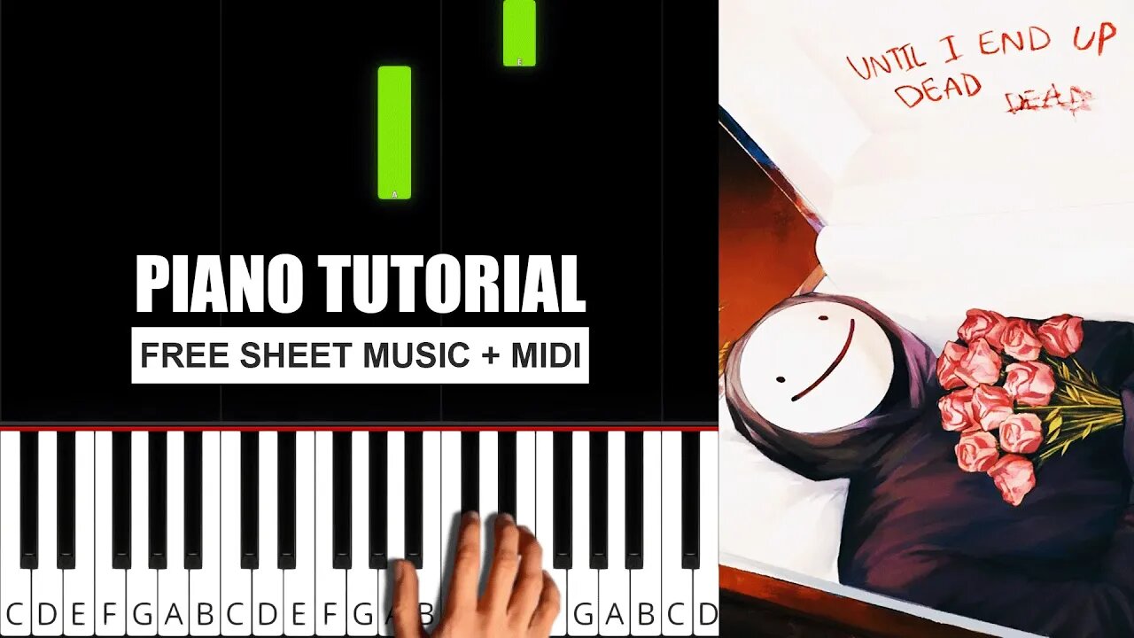 Dream - Until I End Up Dead - (BEGINNER) Piano Tutorial