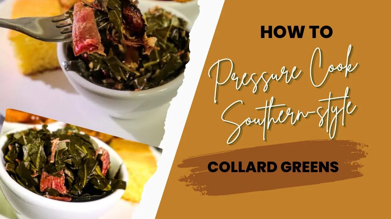 How to pressure cook Southern-style Collard Greens