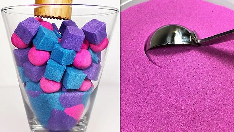 Very Satisfying and Relaxing Compilation 148 Kinetic Sand ASMR.