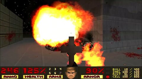 Doom 2 Bloody Vanilla Master Levels Level 75 UV Max in 34:39 (Commentary)