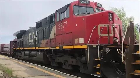 Railfanning CN, CP, VIA Rail & Exo at Dorval, QC (5/15/2023)