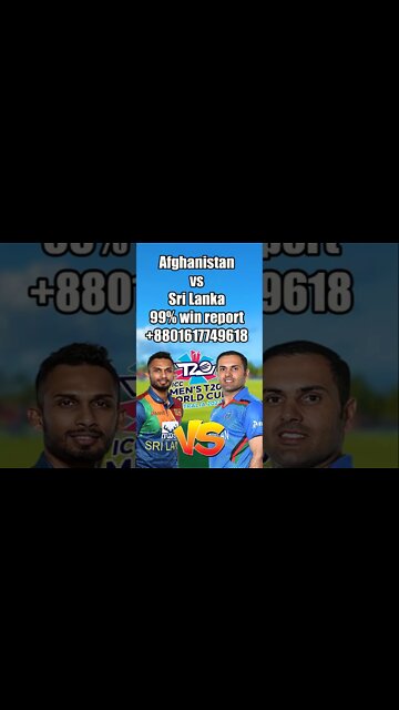 Afghanistan vs Sri Lanka, Match prediction , SL vs AFG Match prediction