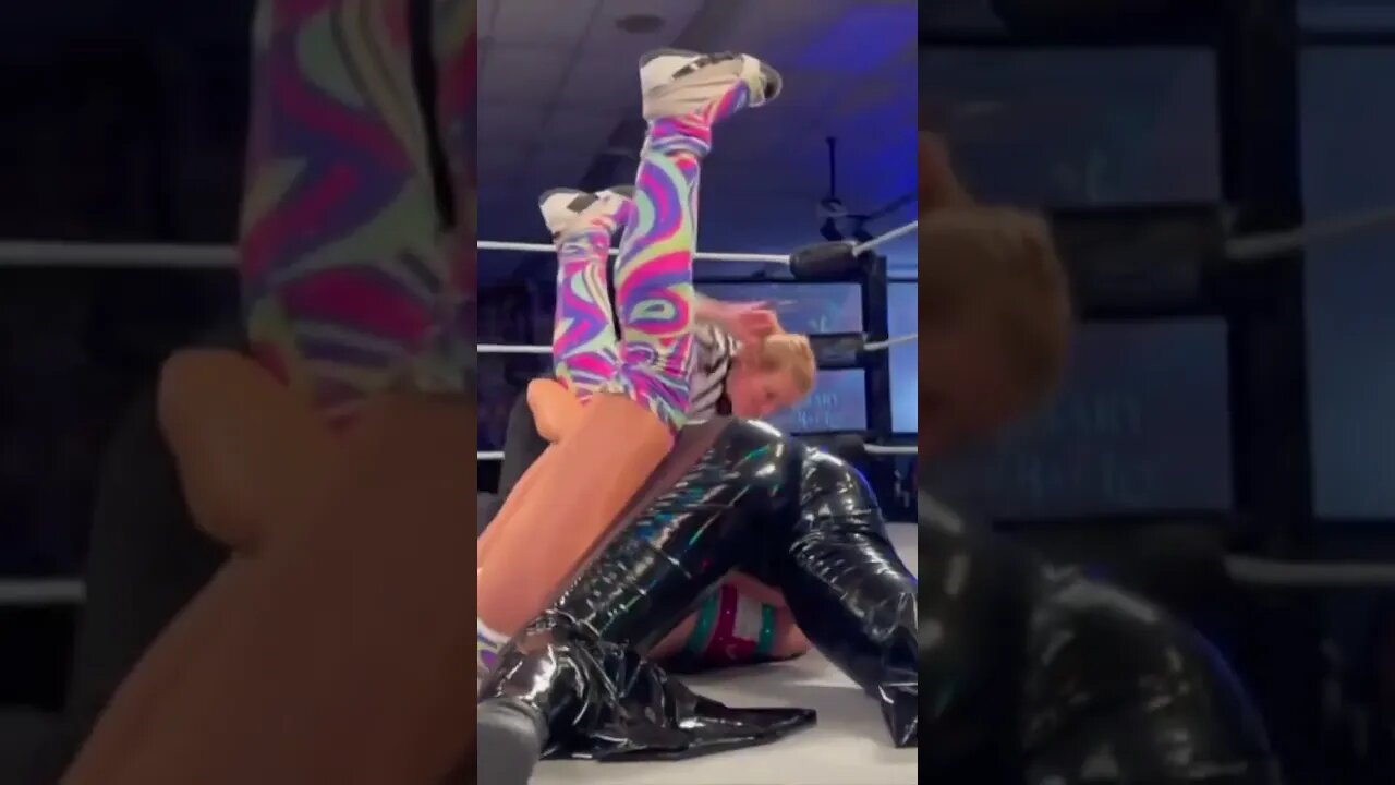 WOW! "The Popstar" B3CCA Hits a top rope 450 on Ray Lyn