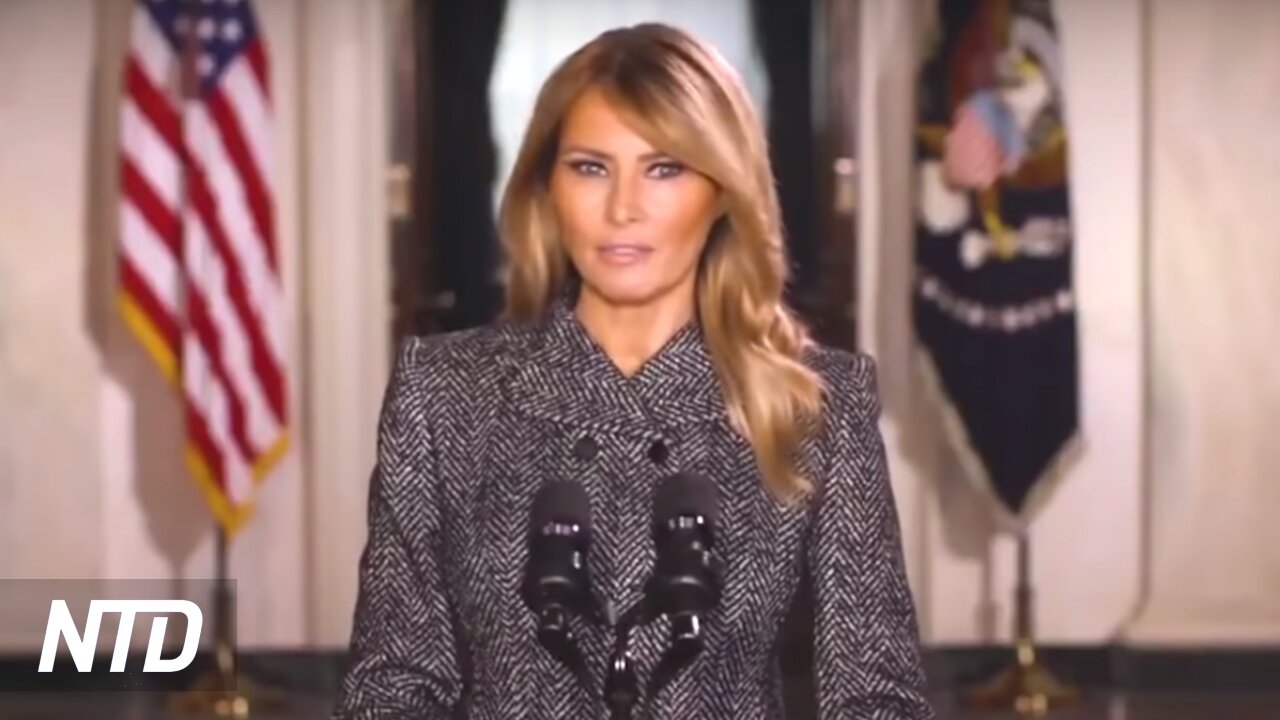 First Lady Melania Trump’s Farewell Message | NTD