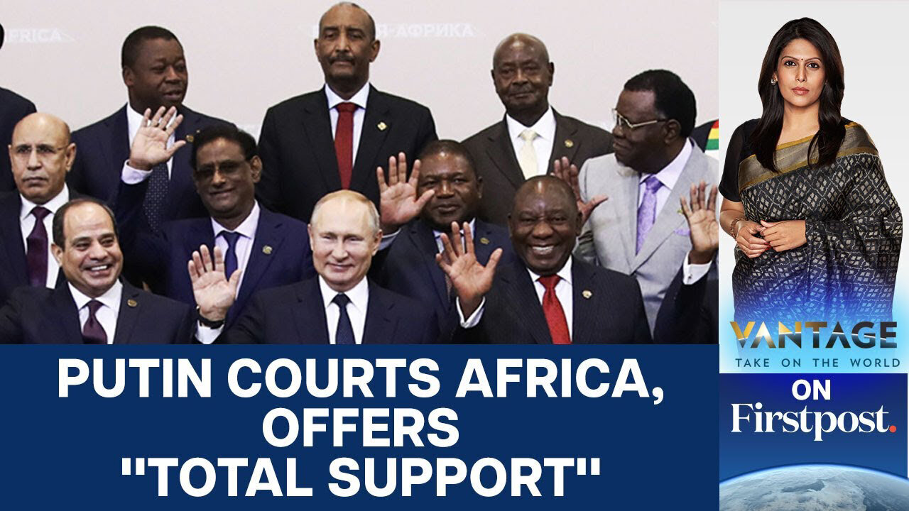 Vladimir Putin Offers "Total Support" to Russia's African Partners