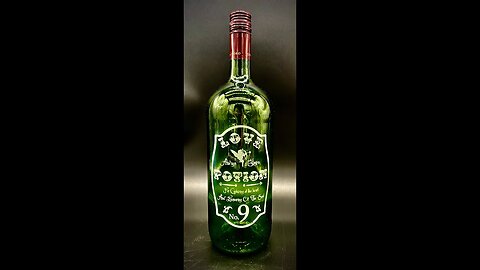 Love Potion #9 Wine bottle