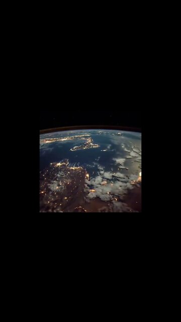 Earth at night from space. 🌎💫❤️ #shorts