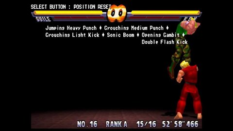 Combo Trials in Street Fighter EX2 Plus