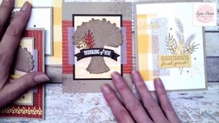 Gathered Wheat Card Ideas