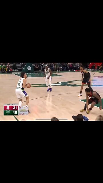 Jordan Nwora Is A Super Gremlin For This One 😲🤣😂 #MilwaukeeBucks #Bucks #giannis #jordannwora