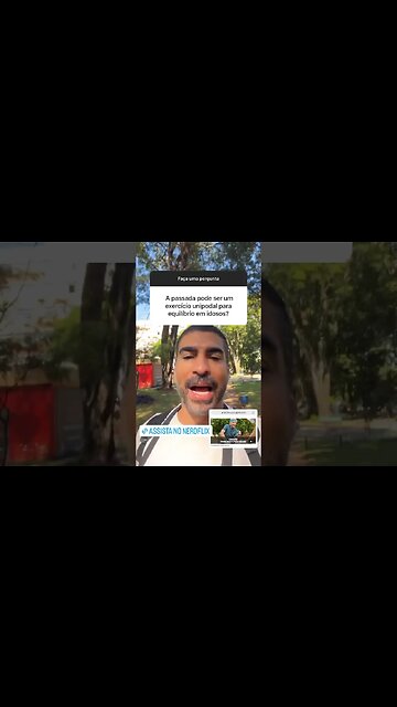 Passada para treino de equilíbrio