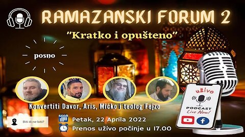 Ramazanski forum 2