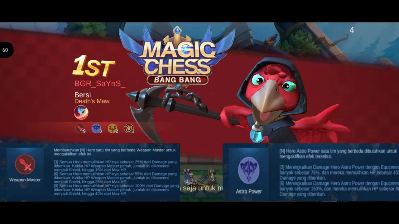 MAGIC CHESS FULL WEAPON MASTER 100% WIN NO LOST