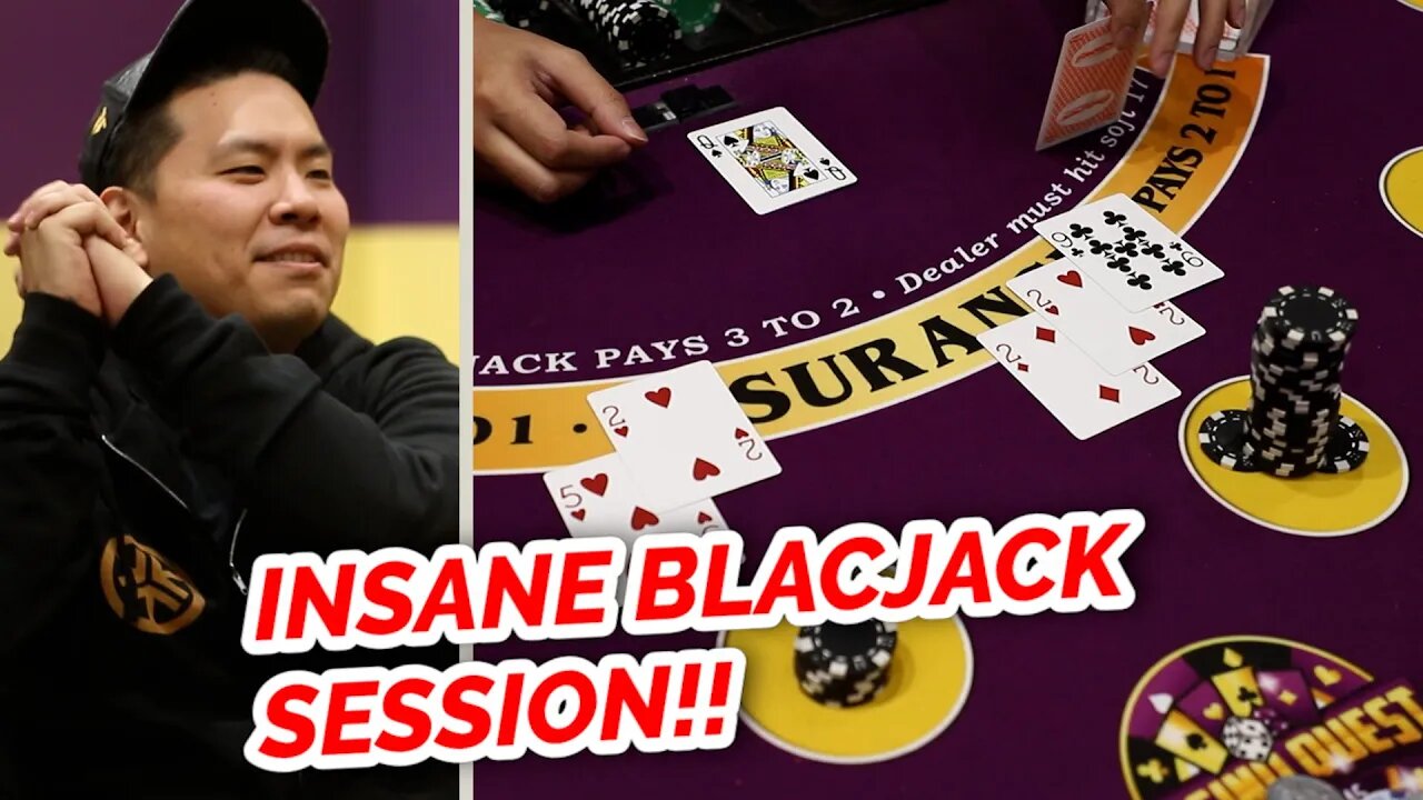 BIG WIN STREAK!!! Blackjack Session with Alex & Timmy