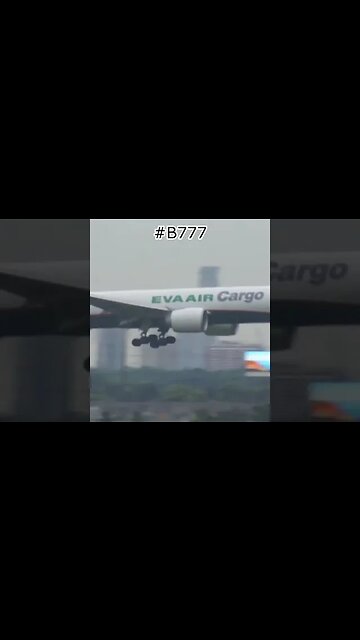 EVA Air Cargo #Boeing #B777 Landing Canada #Aviation #Fly #AeroArduino