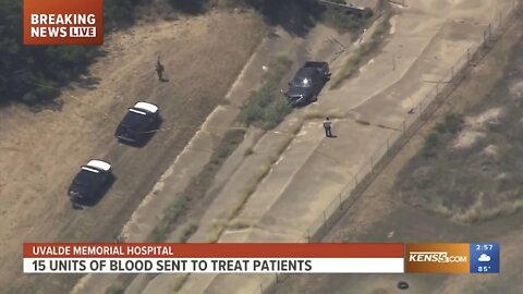 CU Of Shooters Truck In Ditch