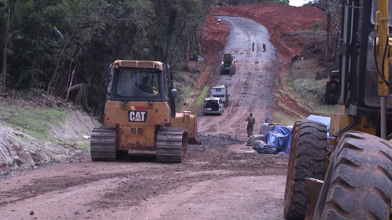 Task Force Koa Moana 21 Road Improvement B-Roll