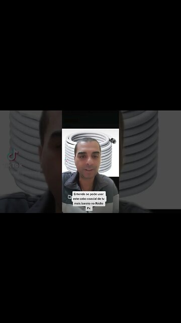 Este Cabo coaxial barato pode danificar seu rádio px
