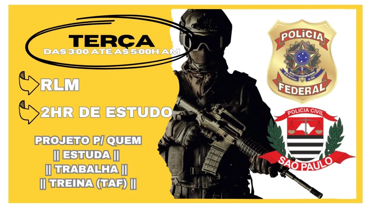 #63 Estude Comigo | Polícia Federal Agente/Escrivão || PCSP 👉 Motivação p/ o Combate