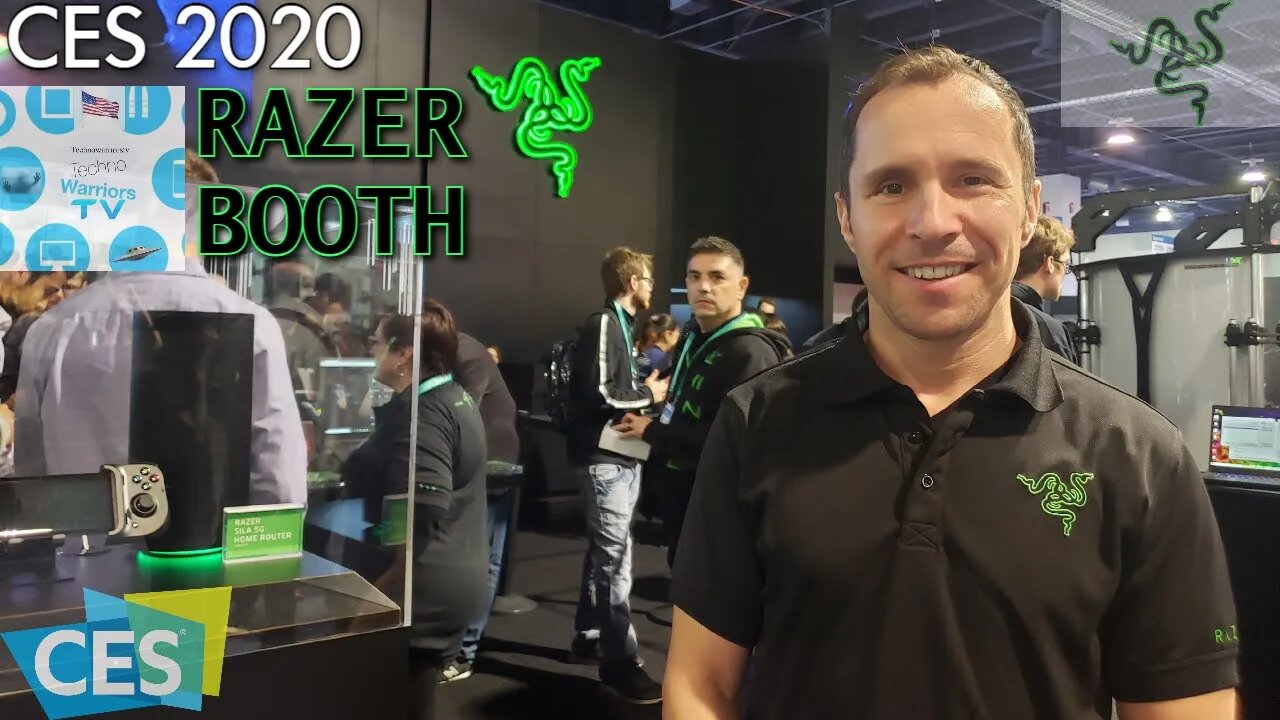 CES 2020 Razer booth interview