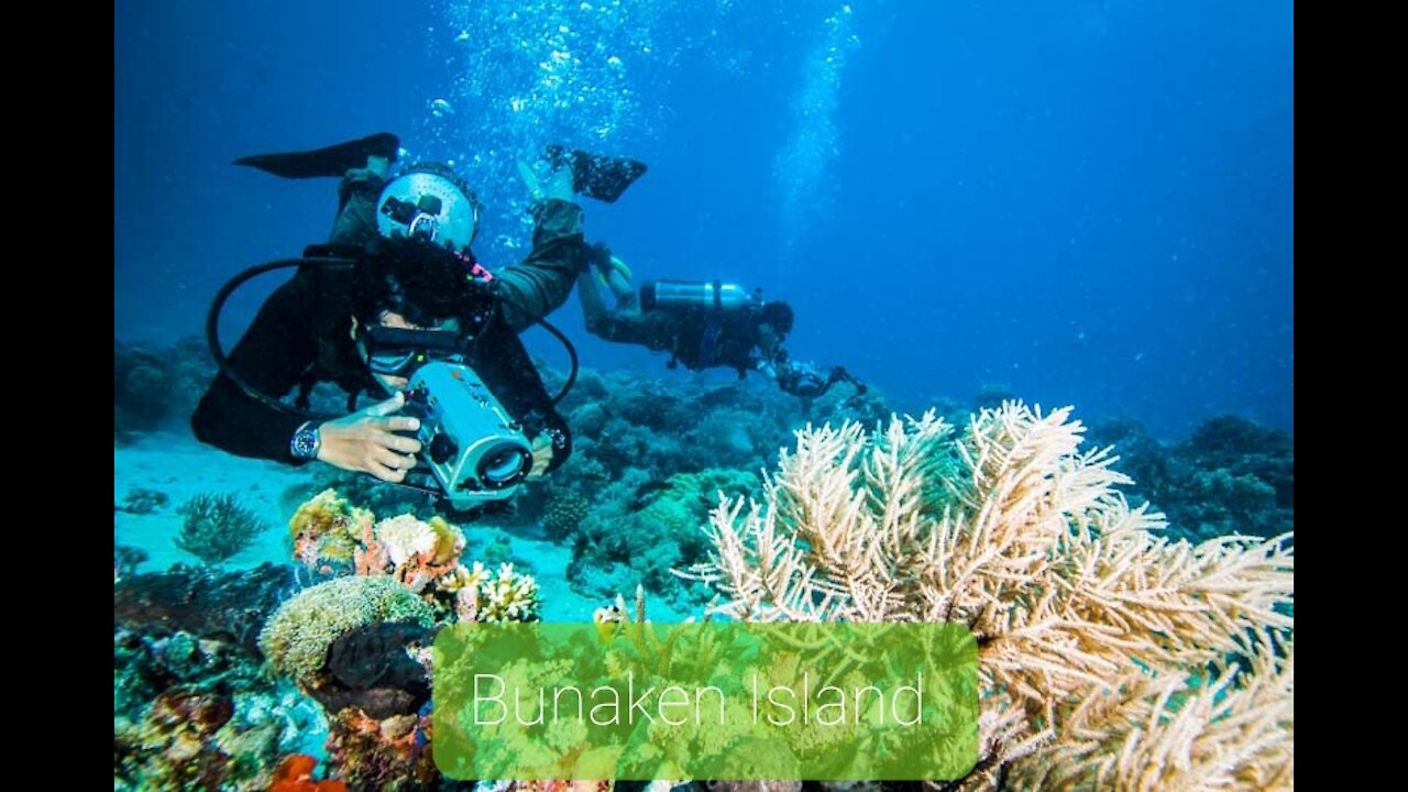 Bunaken island wonderful indonesia.