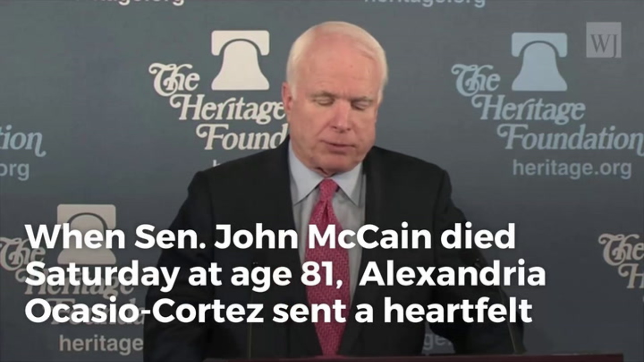 Compassionate Liberals Savage Ocasio-Cortez For Sending Kind Message To Mccain Family