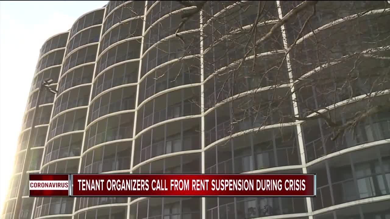 Tenant organizers call for rent suspension during crisis
