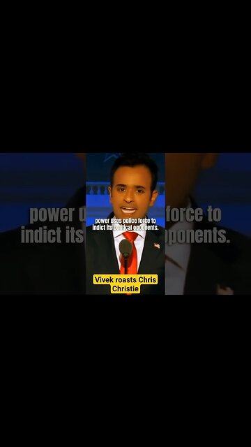 Vivek Roasts Chris Christie -World-Wire