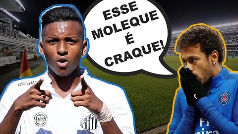 Novo NEYMAR? Esses lances do RODRYGO chocaram o REAL!