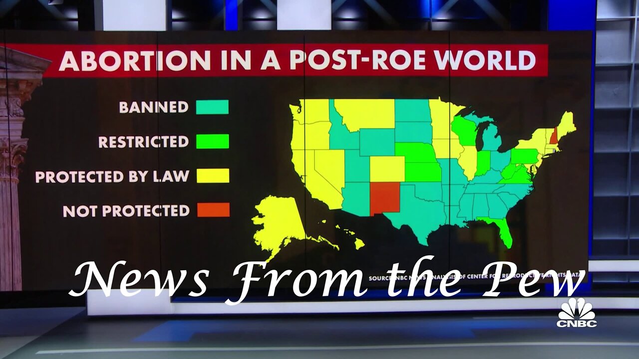 News From the Pew: Episode 22: Roe Aftermath, Jan 6 Stories, & Pope Francis' Latest Document