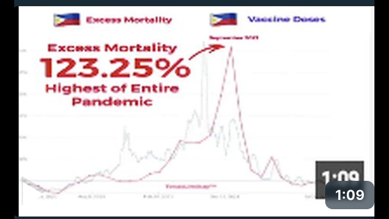 Philippines: Excess Mortality Hit 123% 🇵🇭