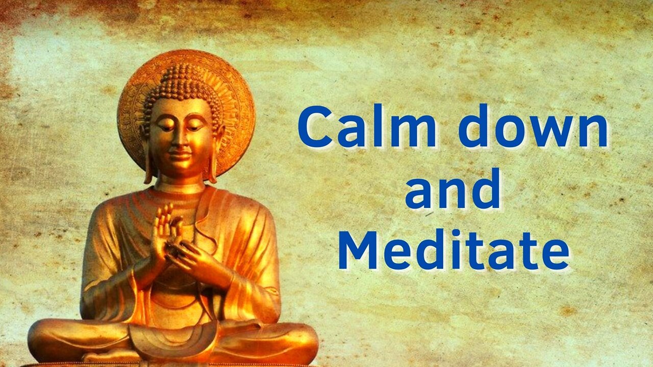 Relax and calm down for a [DEEPER MEDITATION]