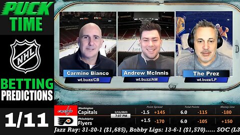 NHL Picks, Predictions and Props | Daily NHL Betting Preview | 🏒 Puck Time for January 11