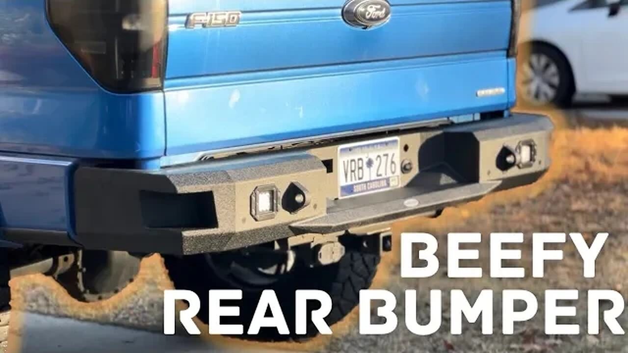 Hooke Road F-150 Rear Bumper Install - This thing is BEEFY!