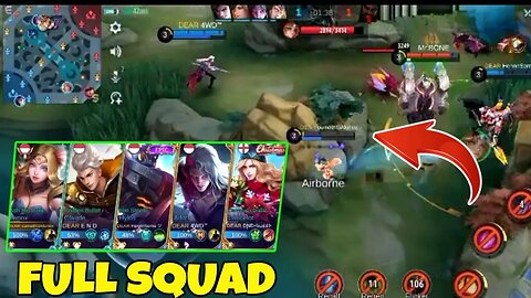Full Squad DEAR E-Sport, Mode Serius - mobile legends