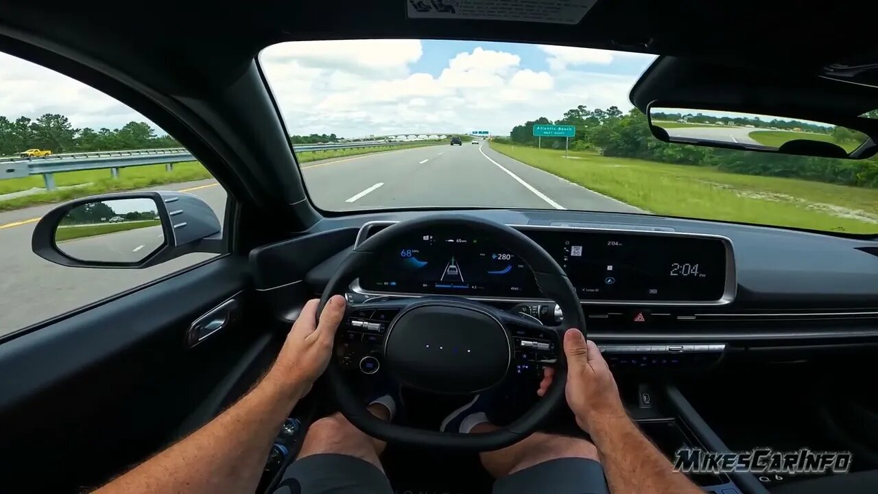 👉Hyundai IONIQ 6 EV - Highway Driving NO COMMENTARY