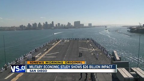 Study: Military pumps $26 billion into San Diego Economy in 2018