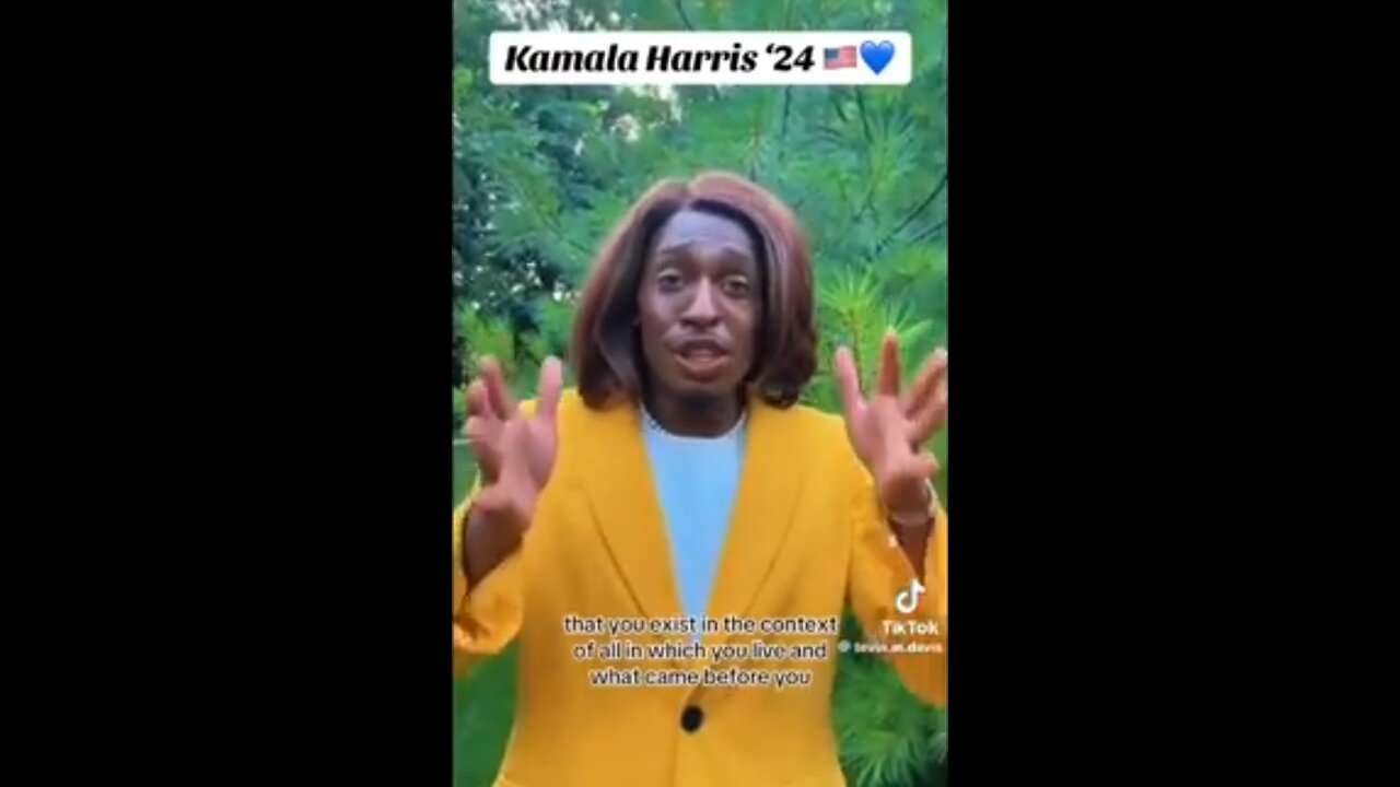 Kamala Impersonator - spot on!