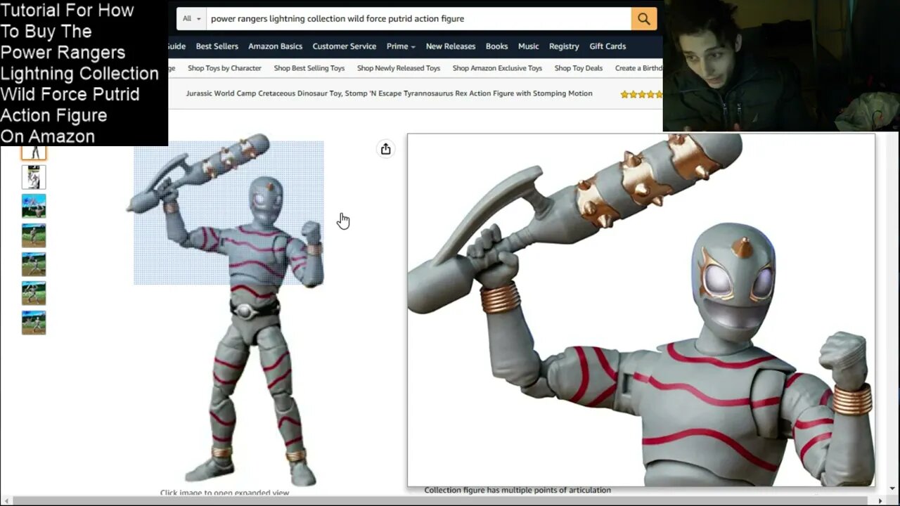 Tutorial For How To Buy Power Rangers Lightning Collection Wild Force Putrid Action Figure On Amazon