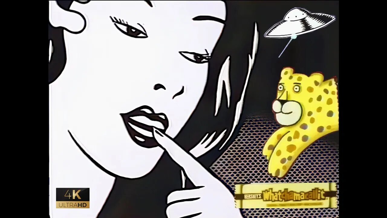 "A Weird 80's Cartoon Adventure" (4k) 1989 Hershey Whatchamacallit Animated Commercial (80's Ad)