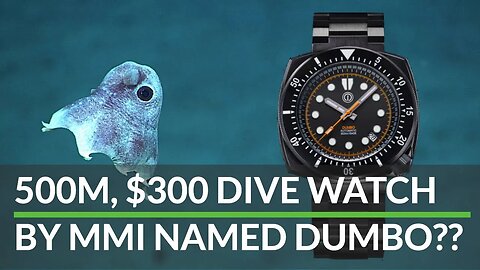 Not An Elephant...A Dive Watch?! MMI DUMBO Watch With Beastly 500m Water Resistance