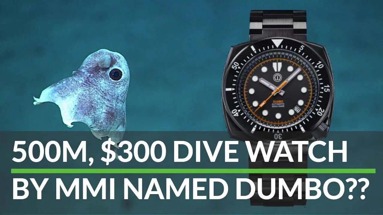 Not An Elephant...A Dive Watch?! MMI DUMBO Watch With Beastly 500m Water Resistance